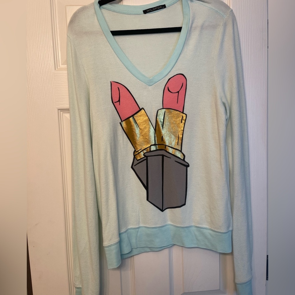 Wildfox Lip Stick Pullover
